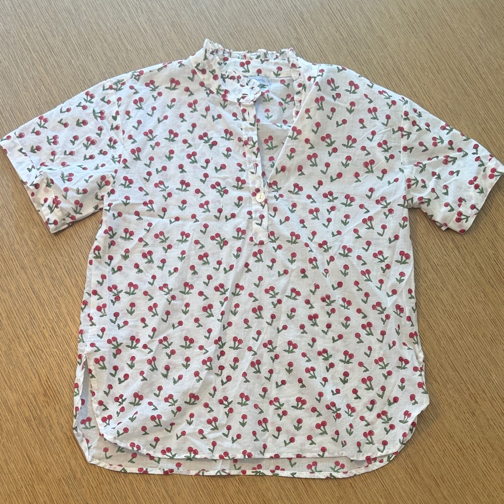 Cherries Print Women's Blouse